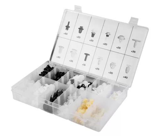 Neo Tools Gépkocsi rögzítő patent készlet, 345db, Peugeot