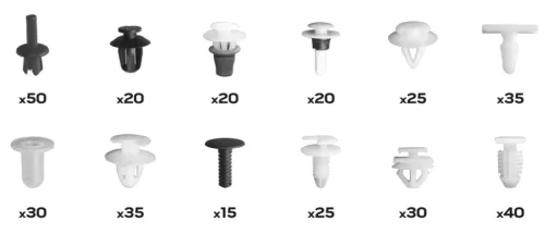 Neo Tools Gépkocsi rögzítő patent készlet, 345db, Peugeot