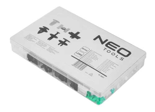 Neo Tools Gépkocsi rögzítő patent készlet, 290db, BMW
