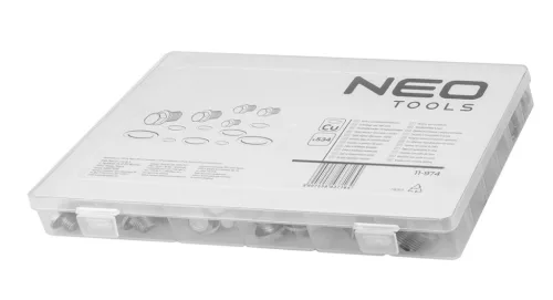 Neo Tools Olajleeresztő csavar és rézalátét készlet, 534db