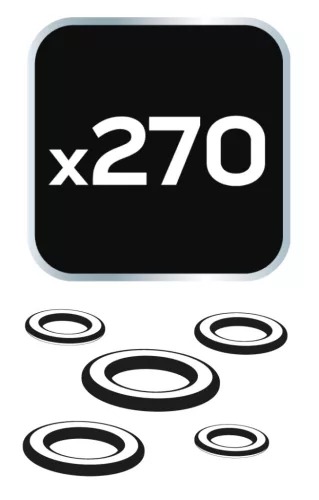 Neo Tools Tömitéskészlet (O-gyűrű HNBR) autóklímához, 270db