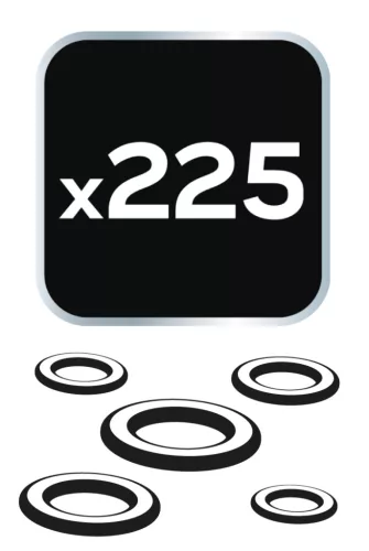 Neo Tools Tömitéskészlet (O-gyűrű NBR), 225db