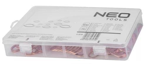 Neo Tools Réz alátét készlet, 150db