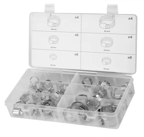 Neo Tools Tömlőbilincs készlet, 34db