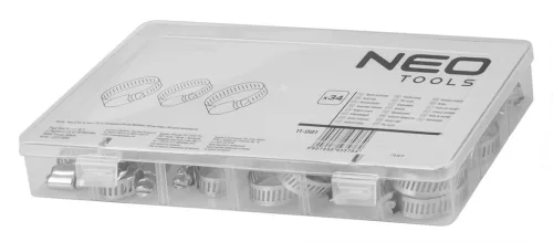 Neo Tools Tömlőbilincs készlet, 34db