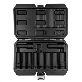   Neo Tools Gépi Dugókulcskészlet 1/2" 10db HOSSZÚ 10-24 CR-MO