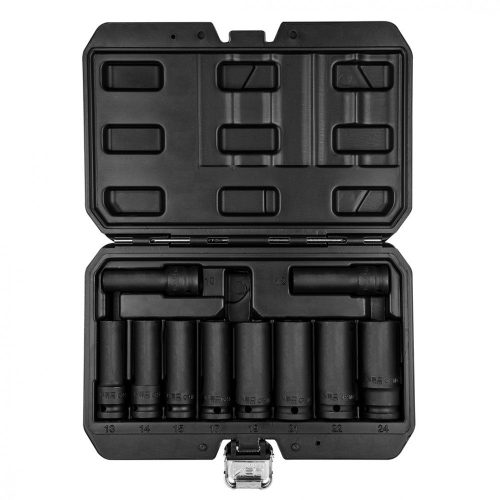 Neo Tools Gépi Dugókulcskészlet 1/2" 10db HOSSZÚ 10-24 CR-MO