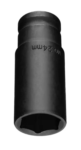 Neo Tools Hosszú Gépi dugókulcs 1/2", 24mm, Cr-Mo