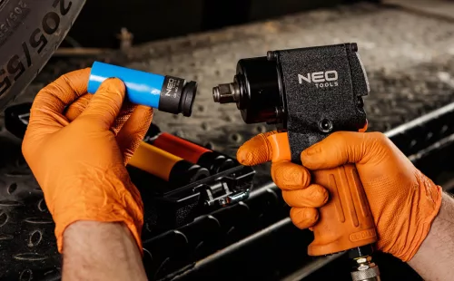 Neo Tools Dugókulcskészlet alufelnihez, vékonyfalú 1/2", 3db (17mm, 19mm, 21mm), Cr-Mo