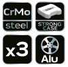 Neo Tools Dugókulcskészlet alufelnihez, vékonyfalú 1/2", 3db (17mm, 19mm, 21mm), Cr-Mo