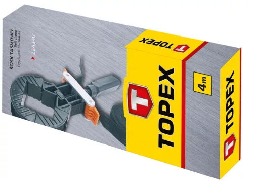 Topex SAROKSZORÍTÓ, szalagos, 4000 X 25 X 1mm
