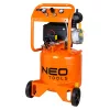 Neo Tools Kompresszor, 40L, álló, 8bar, 169l/perc, 2 csatlakozó, 2 nyomásmérő, olajkenésű