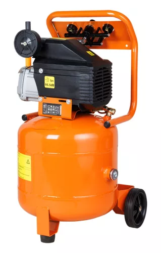 Neo Tools Kompresszor, 40L, álló, 8bar, 169l/perc, 2 csatlakozó, 2 nyomásmérő, olajkenésű