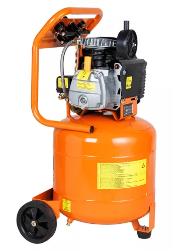 Neo Tools Kompresszor, 40L, álló, 8bar, 169l/perc, 2 csatlakozó, 2 nyomásmérő, olajkenésű