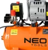 Neo Tools Kompresszor, 12L, olajmentes, extra csendes, kefementes motorral, 95L/perc, 8bar