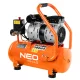 Neo Tools Kompresszor, 12L, extra csendes, kefementes motorral, olajmentes, 79(61)dB