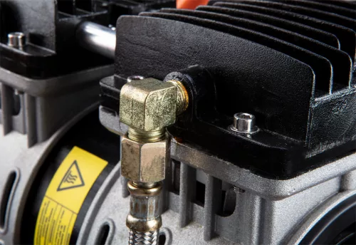 Neo Tools Kompresszor, 12L, extra csendes, kefementes motorral, olajmentes, 79(61)dB