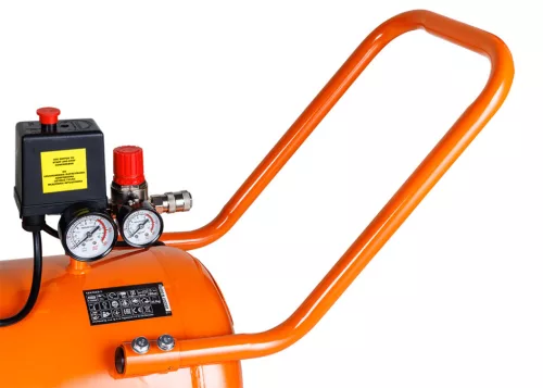 Neo Tools Kompresszor 50L, 8 bar, 180L/perc,  extra csendes, kefementes motorral, olajmentes, 80Db