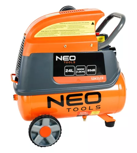 Neo Tools Kompresszor, 24L, olajkenésű, 135L/perc