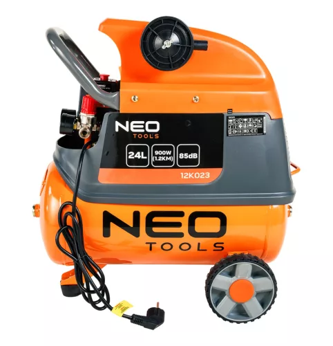 Neo Tools Kompresszor, 24L, olajkenésű, 135L/perc