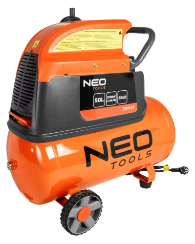 Neo Tools Kompresszor, 50L, olajkenésű, 169L/perc