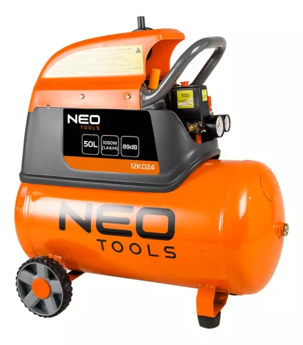 Neo Tools Kompresszor, 50L, olajkenésű, 169L/perc