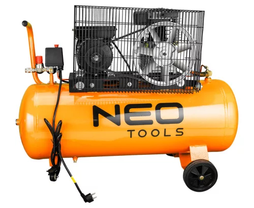Neo Tools Kompresszor 100L, olajkenésű, 280L/perc, 10 bar