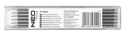 Neo Tools Ácsceruza betét 13-816-hoz, HB, 6db