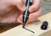 Neo Tools Jelölőfilc, vízálló olajalapú festékkel, fekete, vastag hegyű