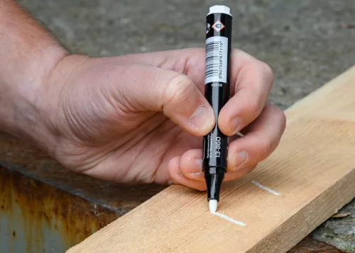 Neo Tools Jelölőfilc, vízálló olajalapú festékkel, fehér, normál hegyű