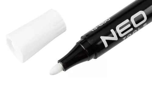 Neo Tools Jelölőfilc, vízálló olajalapú festékkel, fehér, normál hegyű
