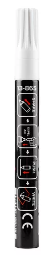 Neo Tools Jelölőfilc, lakkfilc, vízálló festékkel, alu festéktartály, fehér, normál hegyű