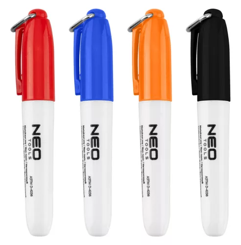 Neo Tools Jelölőfilc, mini, 4 színben, dobozban