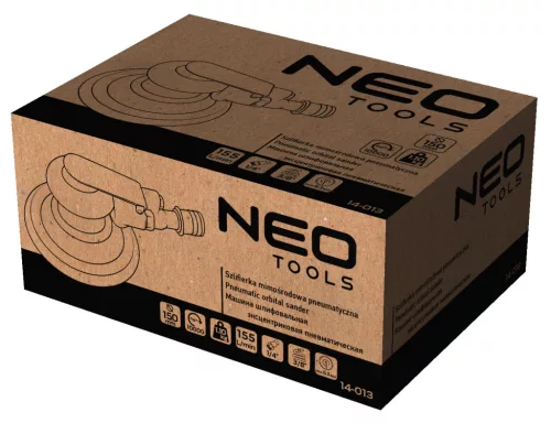 Neo Tools Pneumatikus excentercsiszoló 150mm, vákumos porelszívással