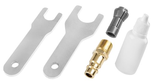 Neo Tools Pneumatikus derékszögcsiszoló, sarokcsiszoló 1/4" 1/8", 6mm/3mm, 20 000 rpm