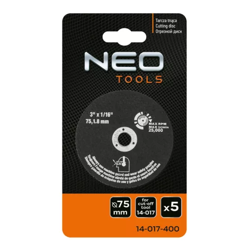 Neo Tools Vágótárcsa 14-017-hez, 5db