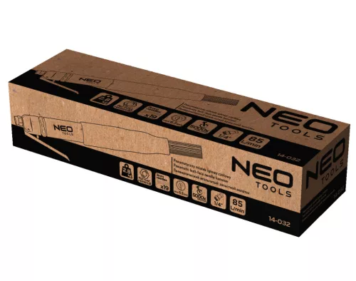 Neo Tools Pneumatikus tűs leverőgép rozsdához és hegesztési varratokhoz, 19x3mm