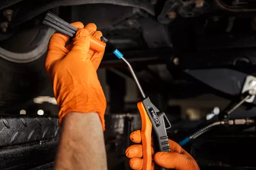Neo Tools Pneumatikus lefúvópisztoly kefével