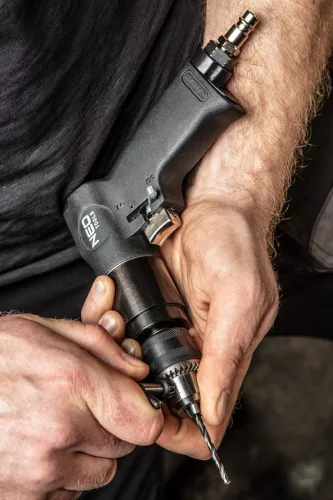 Neo Tools Pneumatikus fúrógép, 10mm, 1800rpm, irányváltó