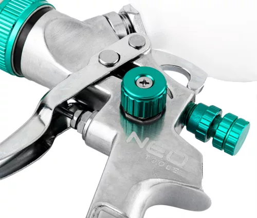 Neo Tools Pneumatikus festékszóró pisztoly, felső tartályos, 1,4mm - HVLP