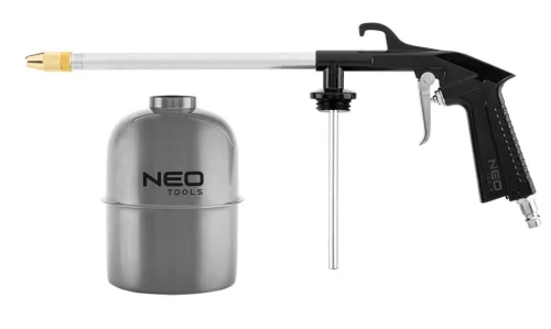 Neo Tools Pneumatikus alvázvédő, motormosó, olajozó pisztoly, HVLP