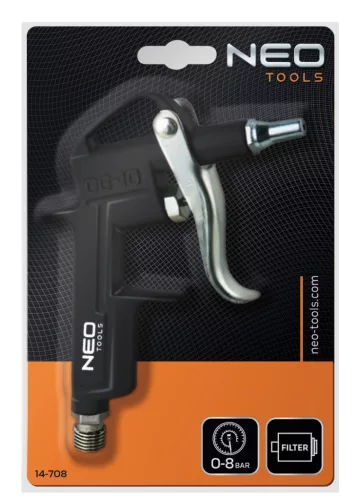 Neo Tools Pneumatikus lefúvópisztoly, rövid