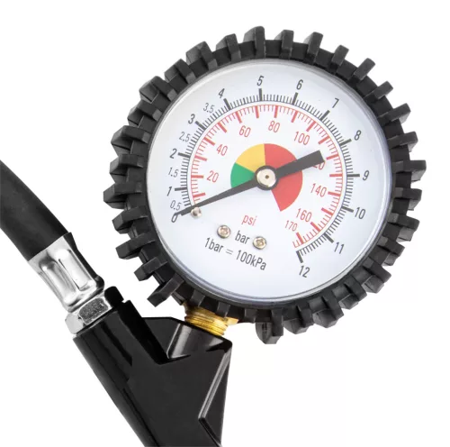 Neo Tools Pneumatikus kerékfúvó pisztoly, nyomásmérővel 63mm