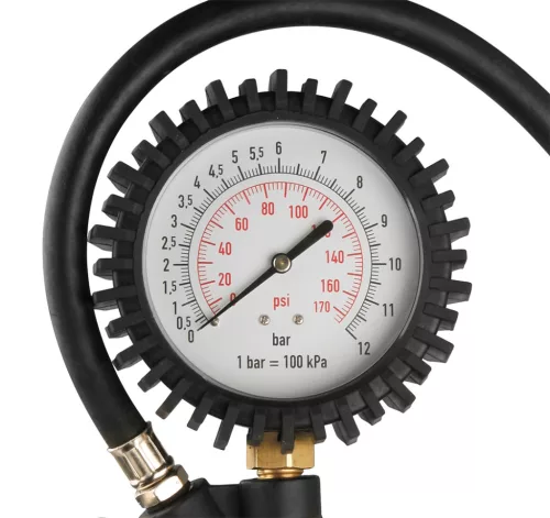 Neo Tools Pneumatikus kerékfúvó pisztoly, profi, nyomásmérővel 80mm