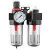 Neo Tools Pneumatikus víztelenítő szűrő és olajzó 1/2", nyomásszabályzóval, fém