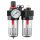 Neo Tools Pneumatikus víztelenítő szűrő és olajzó 1/2", nyomásszabályzóval, fém