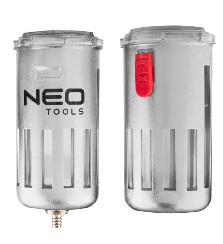 Neo Tools Pneumatikus víztelenítő szűrő és olajzó 1/2", nyomásszabályzóval, fém