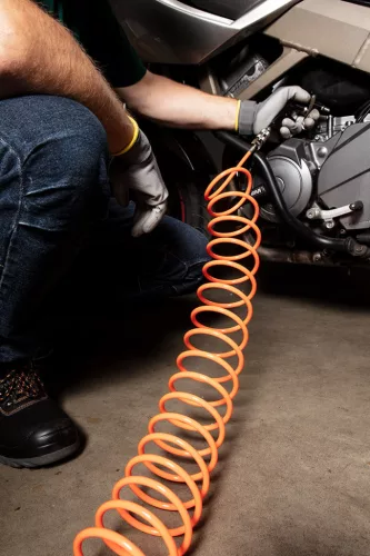 Neo Tools Pneumatikus spiráltömlő, 5,0x8mm x 5m, PE