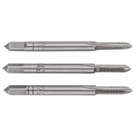   Topex Kézi menetfúró készlet M3, DIN 352, műanyag dobozban