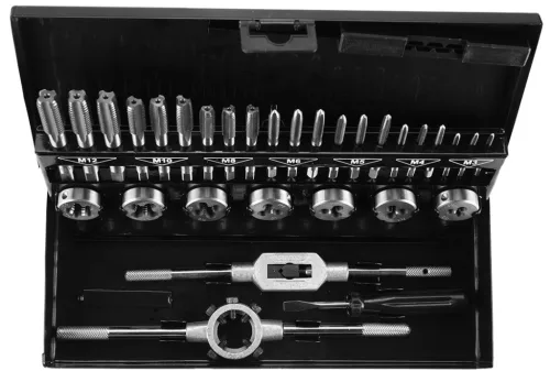 Topex Menetszerszám készlet 32db, M3-12